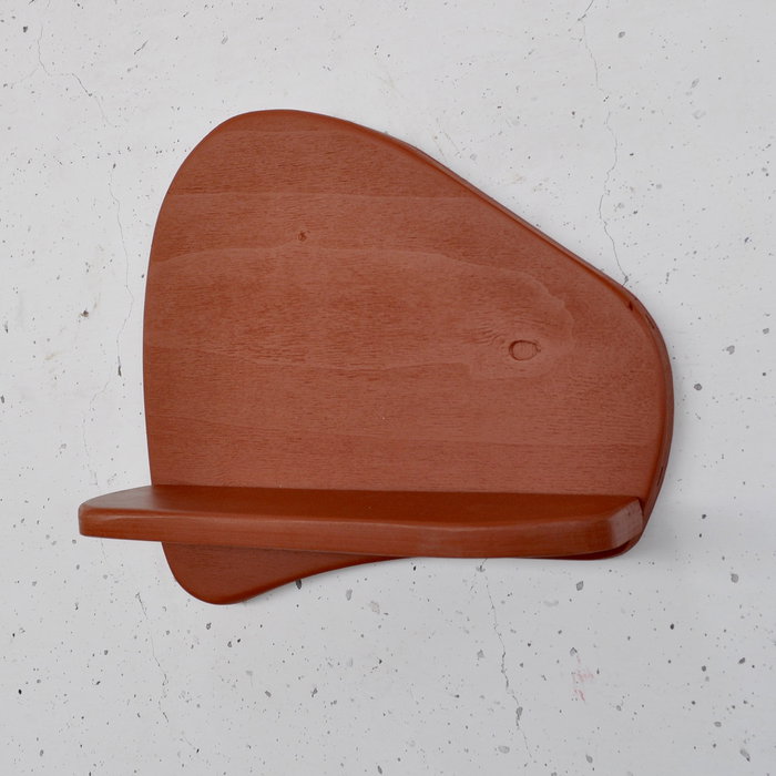 Hanah Home Estantería de Pared de Madera Decorativa Roja